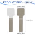 thumbnail image 3 of Uxcell 100-Pack Ataduras de Cable de Gancho y Bucle, 3.5 x 1.1 Pulgadas Organizador de Cables Autoadhesivo Ajustable para Escritorio [Beige], 3 of 7