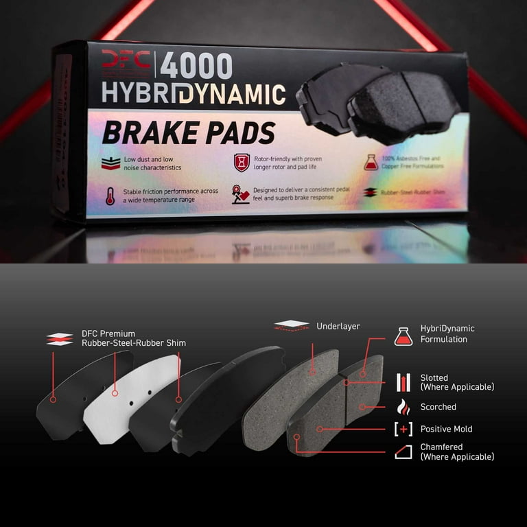 Dynamic Friction Company Front Geospec Brake Rotors Kit | 4000