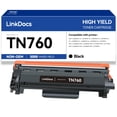 thumbnail image 1 of Cartucho de tóner LinkDocs TN760 de alto rendimiento para impresora Brother, 1 of 6