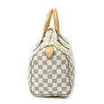 thumbnail image 4 of Pre-Owned Louis Vuitton Ivory Speedy 25 Handbag Damier Azur, 4 of 10
