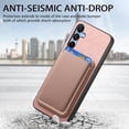 thumbnail image 6 of Dteck Case with Detachable Card Wallet for Samsung Galaxy A55,Magnetic Leather 2 in 1 Removable Card Slot Wallet Case Shockproof Mag Safe Back Cover for Galaxy A55,Pink, 6 of 9