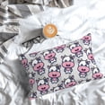 thumbnail image 5 of Rateoe Baby Cow Pattern Decorative Pillow Case,Throw Pillow Covers,Plush Pillow Cover,Soft Pillow Case,Velvet Pillow Case-16"x24", 5 of 6