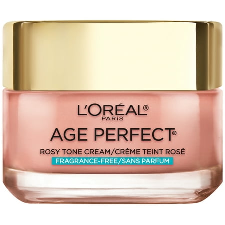 L'Oreal Paris Age Perfect Rosy Tone Fragrance Free Face Moisturizer, 1.7 oz.