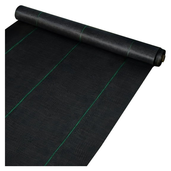 Weed Barrier Fabric 6.5x300ft Heavy Duty - Garden Weed Control Fabric, 3.2oz Polypropylene Ground Cover for Flower Beds, Landscaping, & Underlayment