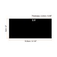 thumbnail image 2 of Placas de filtro de oscurecimiento de vidrio negro endurecido de 6 sombras de lente de soldadura 4-1/4" x 2", paquete de 6, 2 of 6