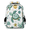 Green, variant on Cute Cartoon Sea Turtle Multi-Functional Backpack, 16" Waterproof Travel Casual Daypack with Reflective Strip, Ocean Turtle Shell Work Laptop Backpack for Men Women