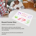 thumbnail image 3 of Juego De Dados Para Tallar Peces, Camarones, Cangrejo, Dados De Esquina Redonda Blanca, Juegos Interactivos, 3 of 7