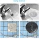 thumbnail image 4 of BR-Vie 4 piezas de tapón de baño universal, tapón de fregadero con ventosa, tapón de drenaje de tapón de baño de silicona de 15 cm para cocina, baño, fregadero, lavandería, negro esquí esquí Gafas de esquí, 4 of 5