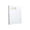 White, variant on A4 3-Ring Binder with Elastic Closure, Durable Plastic Document Organizer for Office, Business & Home Paperwork Management