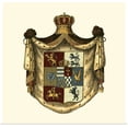 thumbnail image 1 of Great BIG Canvas | "Regal Crest I" Art Print - 30x30, 1 of 4