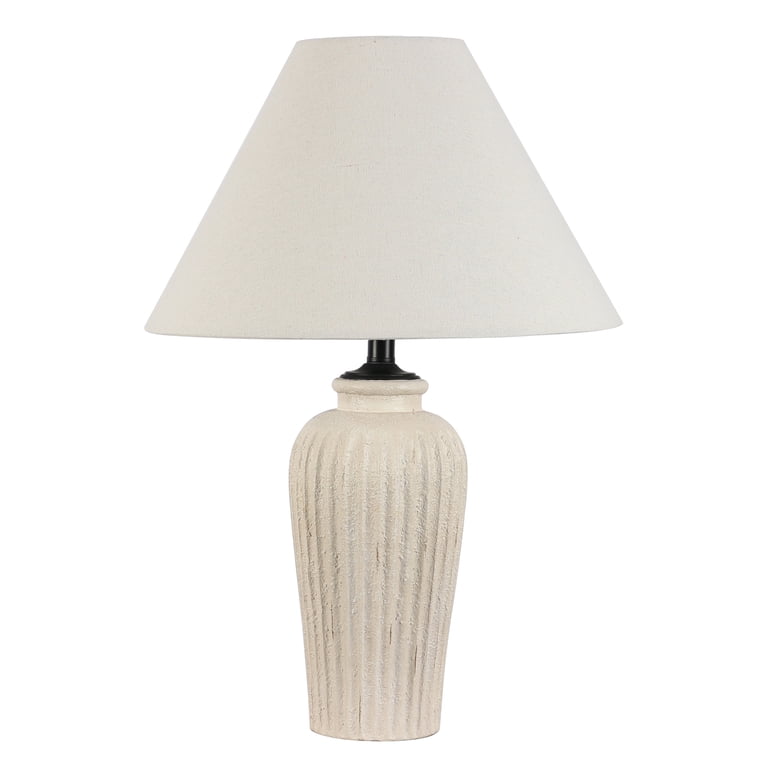Better Homes & Gardens Large Ribbed Ceramic Table Lamp photo 3