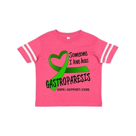 

Inktastic Someone I Love Has Gastroparesis- green ribbon Gift Toddler Boy or Toddler Girl T-Shirt