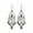 Grey, variant on ievspot 1 Pair Women Hook Earrings Rhinestone Waterdrop Shape Ear Decoration Jewelry Vacation Earrings Hanging Earrings