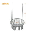 thumbnail image 4 of Hammock Chair Macrame Swing Handwoven Tassel Swing Hanging Chair for Indoor Outdoor Home Patio Yard Garden Reading Leisure, 4 of 4