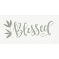 thumbnail image 2 of Imperfect Dust 14x9 White Modern Wood Framed Museum Art Print Titled - Blessed, 2 of 4
