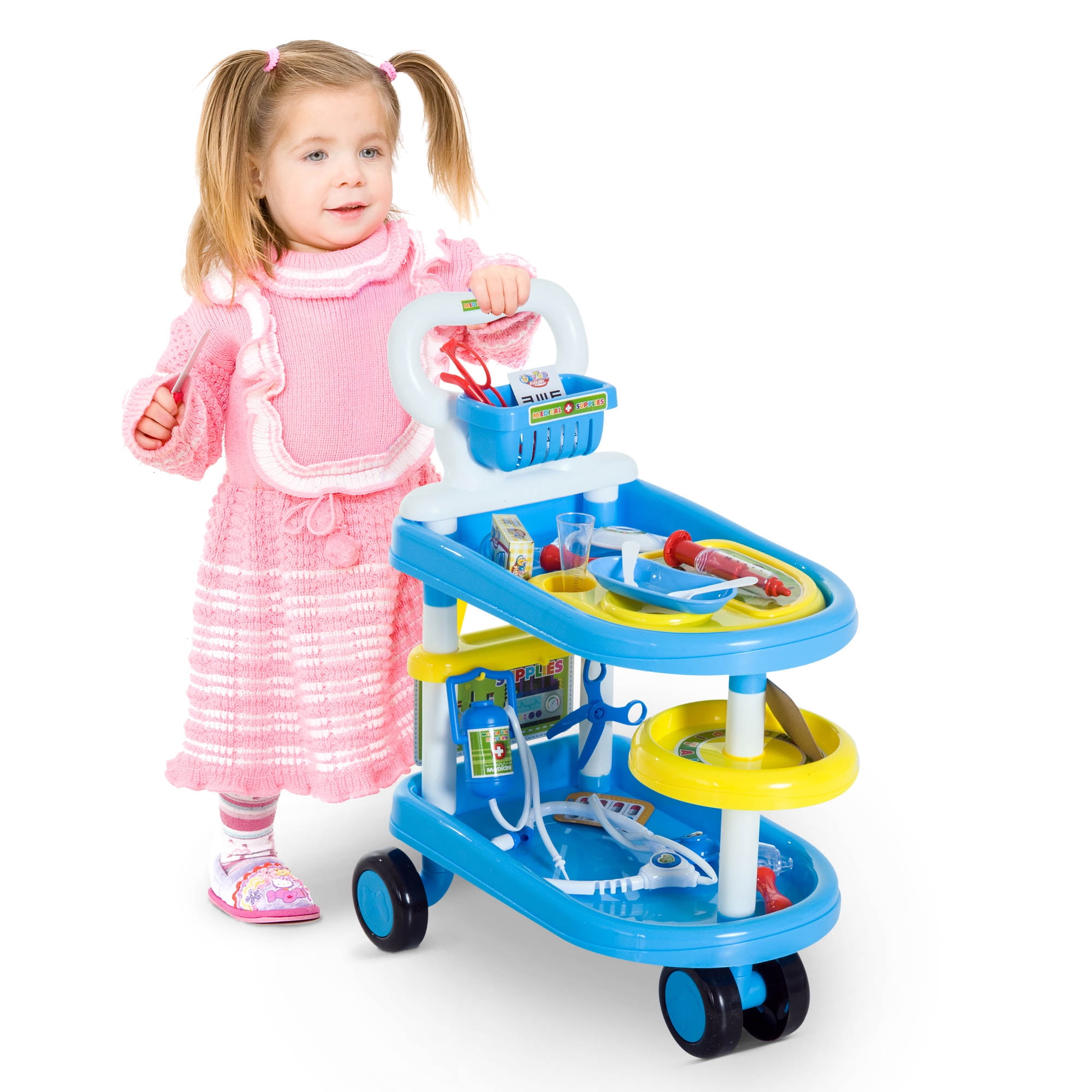 smoby doctor trolley playset