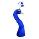 thumbnail image 2 of Cabeza de maniquí de pavo real, arreglo floral, escultura decorativa, modelo de cabeza de pavo real para Azul, 2 of 9