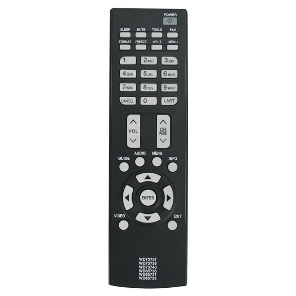 Replace Remote for Mitsubishi TV WD73737 WD73738 WD73740 WD65736 WD65737 WD65738