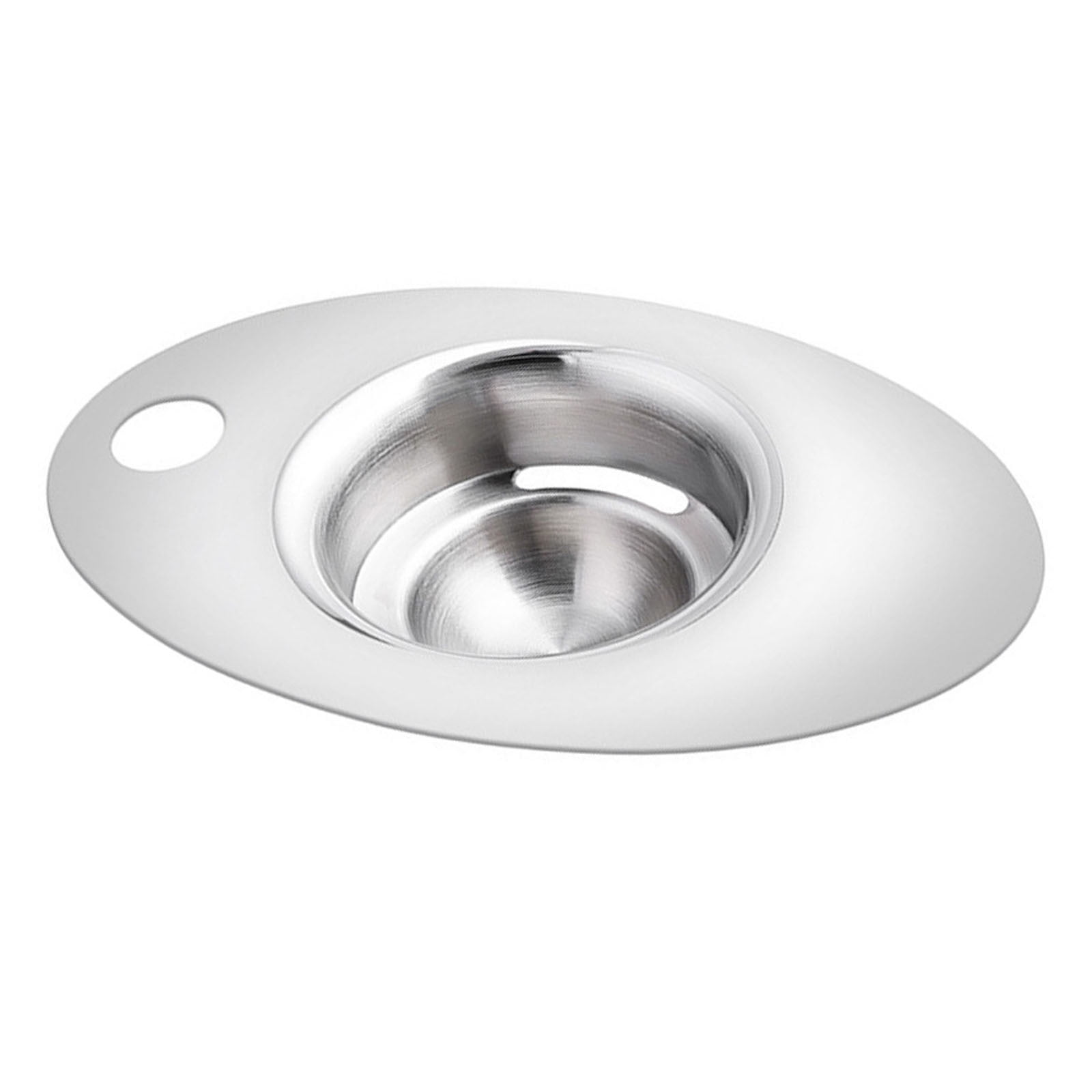 Egg Separator Stainless Steel Egg White Yolk Strainer Polished Kitchen Tool With Hanging Hook Design For Baking Cooking