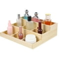 thumbnail image 4 of Raindrops 1Set Wooden Divided Box Jewelry Storage Organizer Multi-Layered Design for Cosmetics Organization Khaki Color, 4 of 8