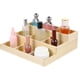 thumbnail image 1 of Organizador de joyas de madera, caja de madera dividida para pendientes y collares, 1 of 7