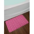 thumbnail image 2 of Cookie Bath Mat, Macaroons with Cream in Between Floating Sugar Themed Graphic, Plush Bathroom Decor Mat with Non Slip Backing, 29.5" X 17.5", Pale Fuchsia Dried Rose, by Ambesonne, 2 of 2