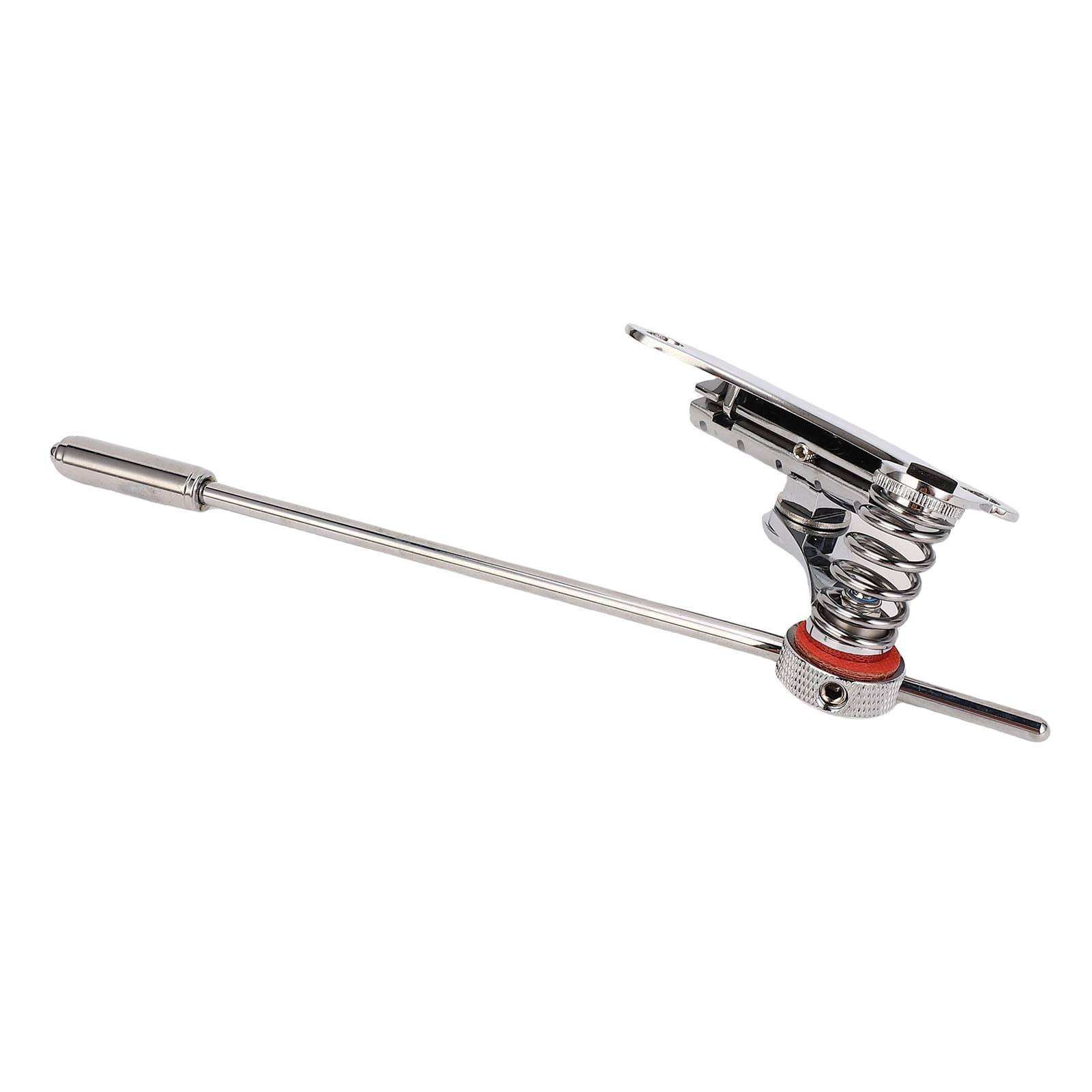Nieyigj Silver Zinc Alloy Electric Guitar Jazz Tremolo Bridge Stop Bar Replacement Parts Set for Duesenberg Les Trem II, Les Paul, LP, SG Models, Includes Wrenches, 6 Pieces (9.45 in / 24 cm)