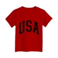 thumbnail image 5 of Zshosam Baby Shirt Girls Short Sleeve T Shirts Kids Summer Tops Trendy Crewneck Basic Tees Size 13T 14T,(Red 13-14 Years), 5 of 5