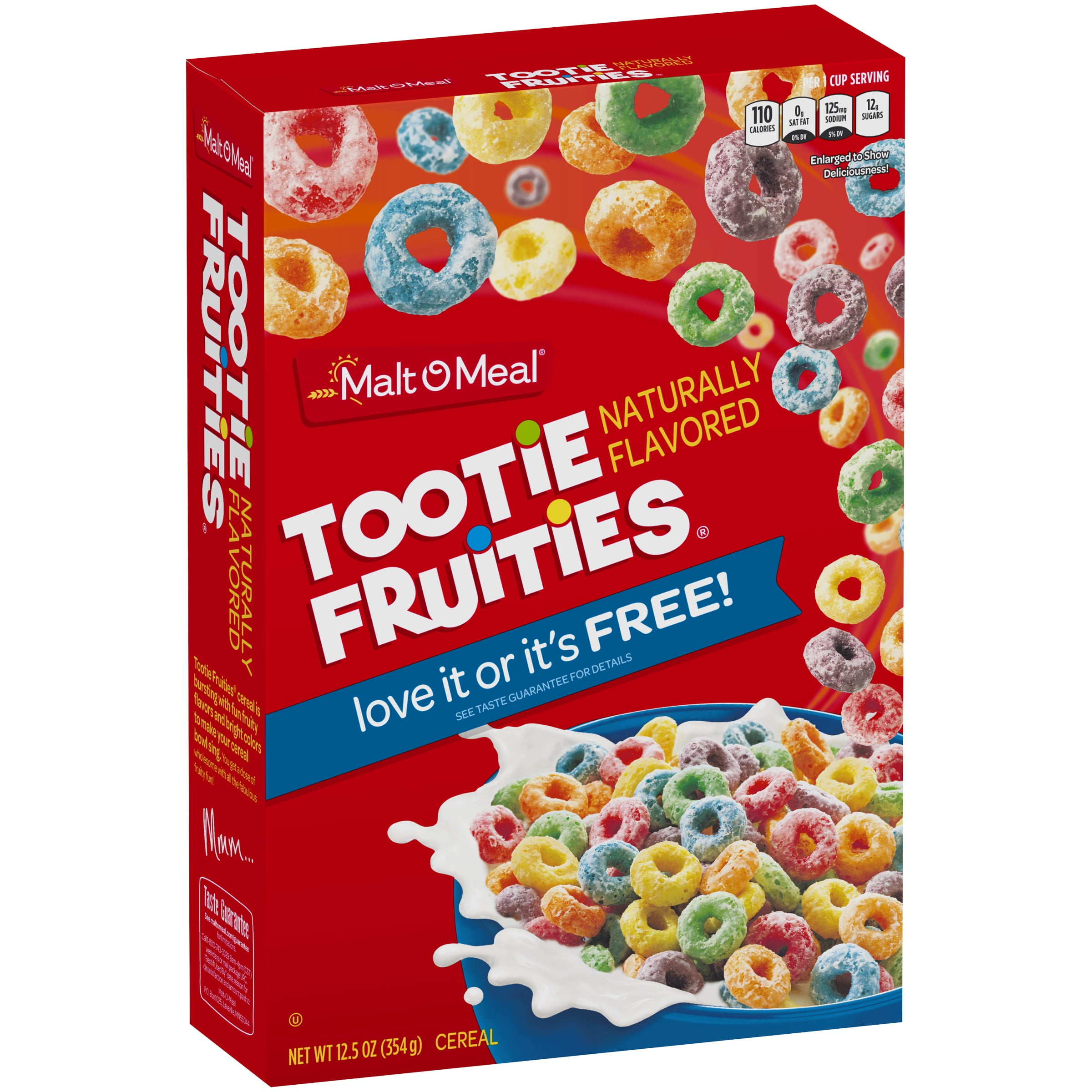 MaltOMeal Tootie Fruities Cereal 12.5 oz. Box MaltOMeal Tootie Fruities Cereal 12.5 oz. Box