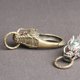 thumbnail image 5 of 1 PC Key Hebilla Dragon-Head Llavero Llavero Cierre de cintura Hebilla Retro Llavero Holder, 5 of 6