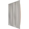 thumbnail image 4 of 19 5/8"W x 19 5/8"H Caputo EnduraWall Decorative 3D Wall Panel, Universal Pearl Metallic Champagne Pink (Covers 2.67 Sq. Ft.), 4 of 6