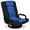 Black/Blue, variant on PRZL Swivel Gaming Chair 360 Degree Multipurpose Floor Chair Rocker for TV, Reading, Playing Video Games w/Lumbar Support, Armrest Handles, Adjustable Foldable Backrest - Pink/White