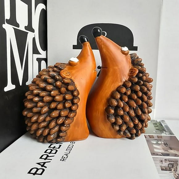 Yhmxh Valentine Ornaments Valentines Day Gifts for Her Valentine's Day Decoration Ornament Resin Couple Hedgehog Garden Decoration Decorative items