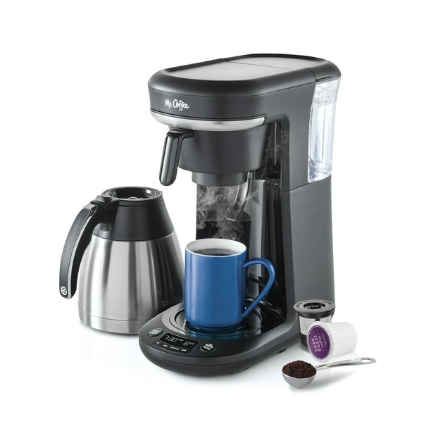 Mr. Coffee Pod + 10Cup SpaceSaving Combo Brewer