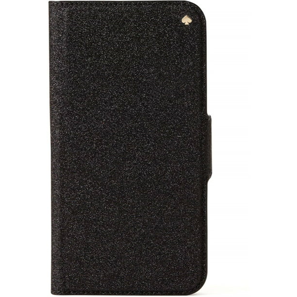 Kate Spade New York Black Glitter Wrap Folio iPhone Xs Max Folio Case -  