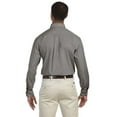 thumbnail image 2 of Harriton M510 Men's Essential Poplin-Dark Grey-S, 2 of 3