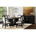 thumbnail image 2 of Woodridge  Dining Side Chair with WhiteFabric in Black with Grain (2 Per Carton), 2 of 8