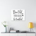 thumbnail image 3 of Scripture Walls John 14:1 Let Your Heart  Bible Verse Canvas Christian Wall Art Ready to Hang Unframed, 3 of 18