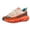 Orange, variant on NOKIO Mens Fashion Sneakers Platform We𝖽ge Athlet𝗂c Shoes with Comforatble Soft Cushion Sole, Colorful Casual Walking Shoes Lightweight Breathable Running Shoes for Back to College, Travel