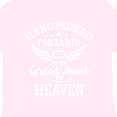 thumbnail image 4 of Inktastic Handpicked for Earth by My Great Aunt in Heaven Boys or Girls Toddler T-Shirt, 4 of 5