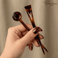 thumbnail image 3 of Parcelona French Baton Hair Sticks, Tortoise Shell Chignon Pin for Buns (Set of 2), 3 of 8
