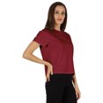 thumbnail image 2 of Inkmeso T-Shirt à Manches Courtes pour Femmes Épaules Tombantes Col Rond T-Shirts d'Été Décontractés, 2 of 7