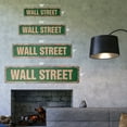 thumbnail image 2 of WALL Vintage Plastic Street Sign nyse stock broker trader bonds | Indoor/Outdoor |  18" Wide, 2 of 4