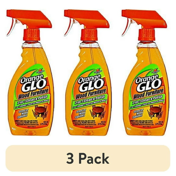 (3 pack) Church & Dwight 11995 Orange Glo Orange Glo Furniture Cleaner And Polisher16 Ounce