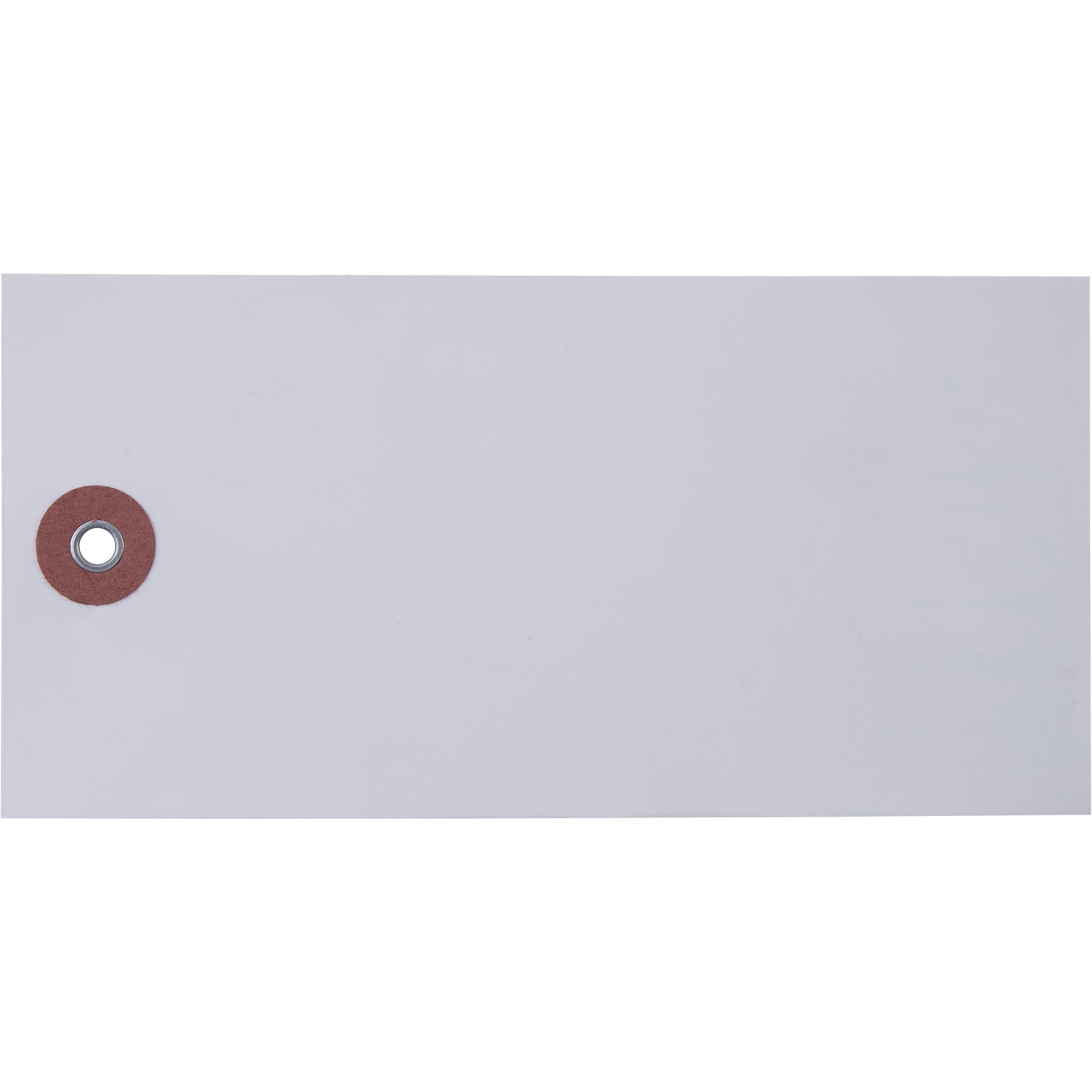 Brock Pre-Printed White Polyart Tags 2 5/8 Inch x 5 1/4 Inch With Reinforced Metal Eyelet Includes Wire-Brock Ballpoint Pen-Brockmark Marker 1000 Tags/Box