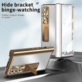 thumbnail image 2 of For Samsung Galaxy Z Fold4 Aluminum Alloy Double Hinge Shockproof Phone Protective Case, 2 of 5