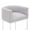 Light Gray and White, variant on FANCROU 26" H Counter Height Bar Stools Set of 2, Modern Barrel Counter Stools with Backrest and Arms, Black Metal Frames,Fabric Upholstered Accent Barstools for Kitchen Island, Beige and Gold