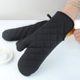 thumbnail image 4 of Dos pares de guantes protectores para barbacoa - Guante de algodón y poliéster, negro 38*18cm TUNC Sencillez, 4 of 4