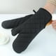 thumbnail image 4 of Dos pares de guantes protectores para barbacoa - Guante de algodón y poliéster, negro 38*18cm TUNC Sencillez, 4 of 4