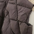 thumbnail image 6 of SonxaHe Little Boys' Puffer Coat Vest for Kids Warm Thickened Sleeveless Jacket Quilted Outdoor Winter Coats Brown,Sized 7-8, 6 of 6